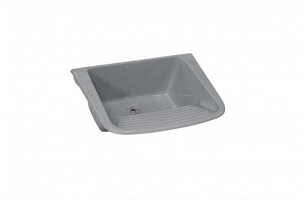 TANQUE SIMPLES MÁRMORE SINTÉTICO GRANITO 60X46CM GELO