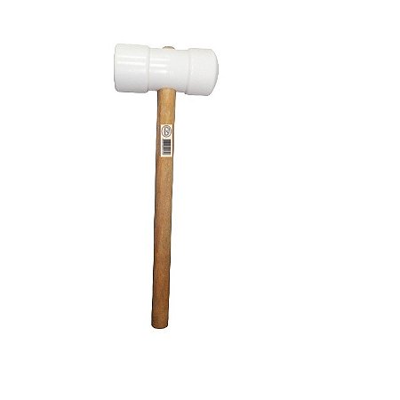 MARTELO BORRACHA METASUL PVC 80MM BRANCO