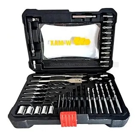 JOGO BROCA E FERRAMENTAS 41PCS W MAX