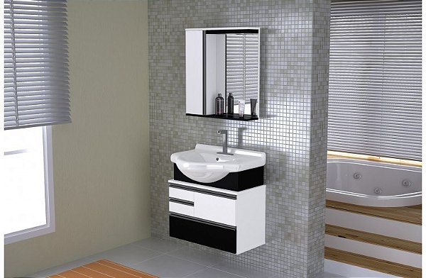 GABINETE BANHEIRO A.J.RORATO KIT FIRENZE 72.5CM 3 PEÇAS TP