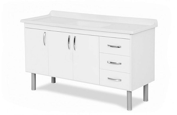 GABINETE COZINHA A.J.RORATO TÓQUIO 150CM BRANCO