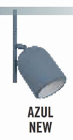 LUMINÁRIA ATTENA MESA ANNY 1 LÂMPADA AZUL NEW