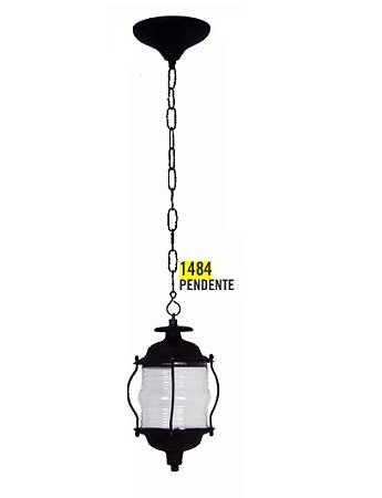 PENDENTE ATTENA COLONIAL SINALEIRA PRETO