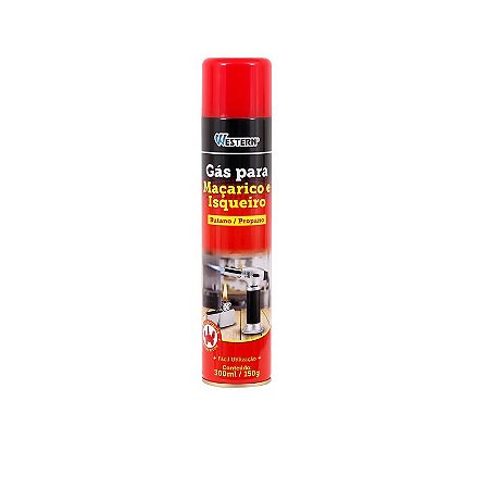 GÁS PARA MAÇARICO/ISQUEIRO 300ML WESTER