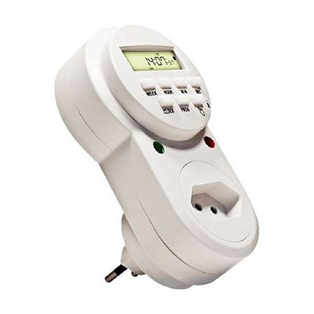 TIMER DIGITAL COM TOMADA BIVOLT DECORLUX