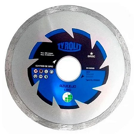 DISCO DIAMANTADO TYROLIT LISO