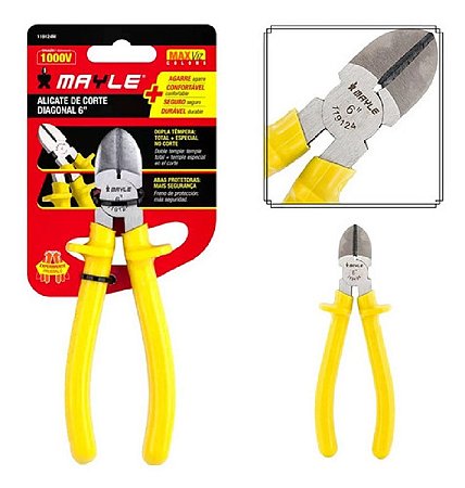 ALICATE CORTE DIAGONAL 6" MAYLE