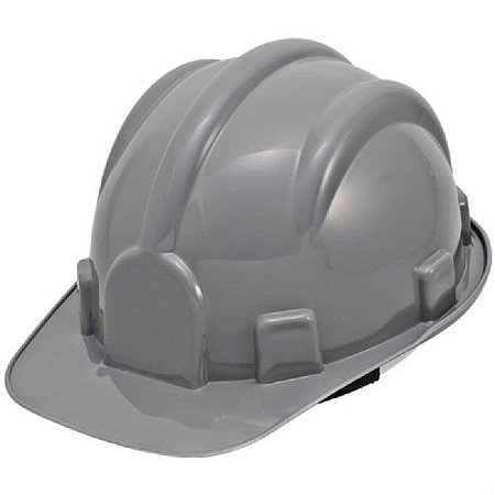 CAPACETE DE SEGURANCA CINZA