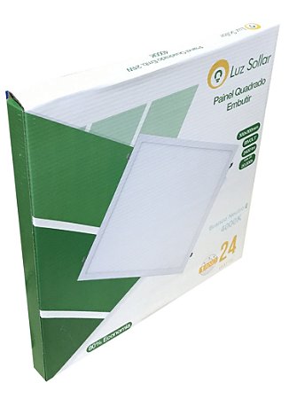 PAINEL LED SOBREPOR QUADRADO BM 4000K 24W LUZ SOL