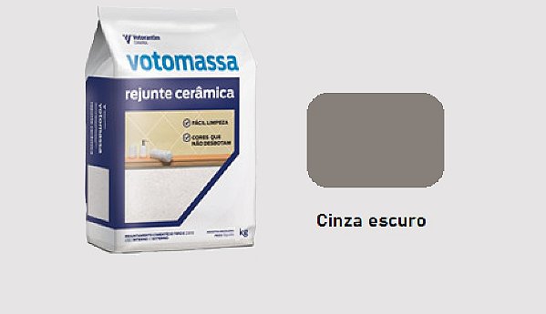REJUNTE FLEXÍVEL VOTOMASSA CINZA ESCURO 5KG