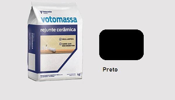 REJUNTE FLEXÍVEL VOTOMASSA PRETO 5KG
