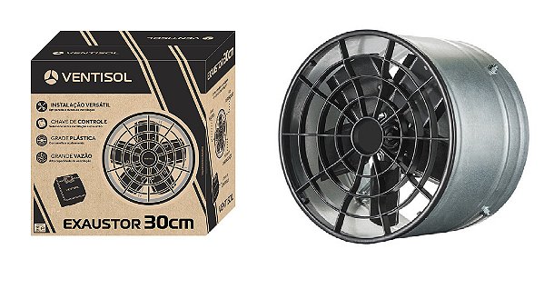 EXAUSTOR INDUSTRIAL VENTISOL 30CM 220V PREMIUM