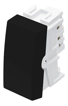MÓDULO FAME HABIT BLACK INTERRUPTOR PARALELO PRETO 16A
