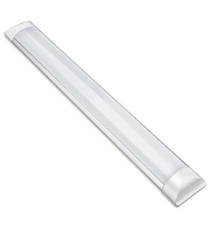 LUMINÁRIA LED SLIM 36W 120CM BRANCO FRIO SAIME