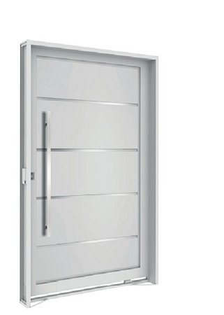 PORTA VITROLAR PIVOLTANTE COM FRISO 128X220X14 BRANCA