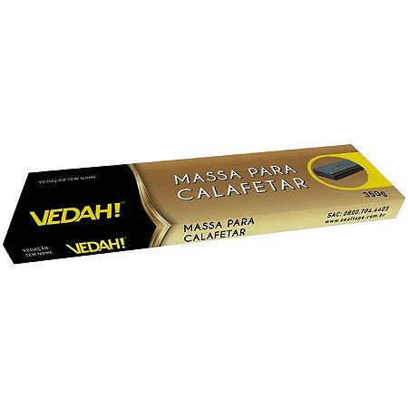MASSA CALAFETAR  CINZA 350GR VEDAH