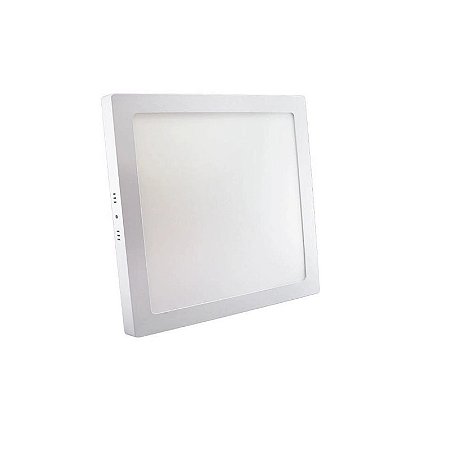 PAINEL LED 36W SOBREPOR QUADRADO 40X40 LUZ SOLAR