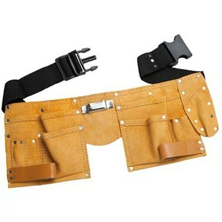 CINTO 11 BOLSOS COURO PARA FERRAMENTAS LOTUS