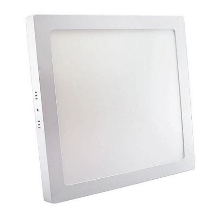 PAINEL LED SOBREPOR QUADRADO 30CM 24W BRANCO FRIO MUNDILUX