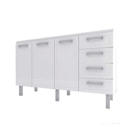 GABINETE COZINHA COZIMAX QUALITY FLAT BRANCO  MONACO 150CM