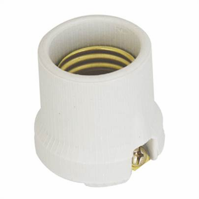 PORTA LÂMPADA E27 PORCELANA 4A 1451-N