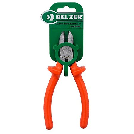 ALICATE CORTE DIAGONAL 6 BELZER LARANJA