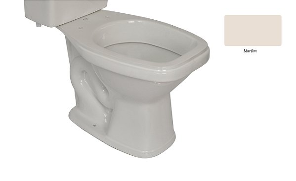 BACIA FIORI PARA CAIXA .ACOPLADA PRÍMULA PLUS MARFIM