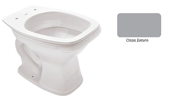 BACIA FIORI CONVENCIONAL PRÍMULA PLUS CINZA ESCURA