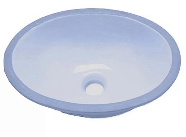 CUBA DE EMBUTIR FIORI OVAL AZUL 34X50X16CM