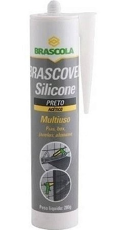 SILICONE BRASCOVED 280G CARTUCH PRETO