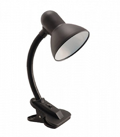 LUMINÁRIA MESA COM GARRA BIVOLT PRETO VALDONI