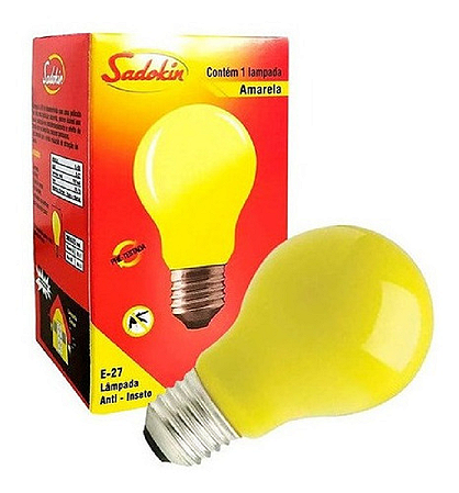 LÂMPADA ANTINSETO  60W X 127V SADOKIN