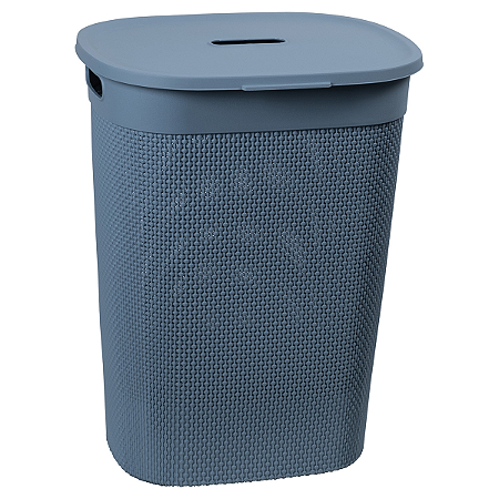 CESTO MULTIUSO CINZA COM TAMPA 55LTS ASTRA