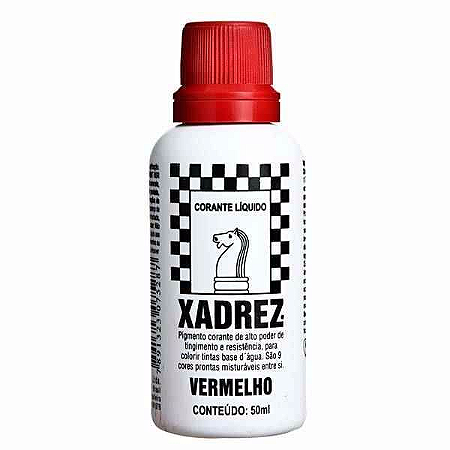 CORANTE XADREZ LIQUIDO VERMELHO