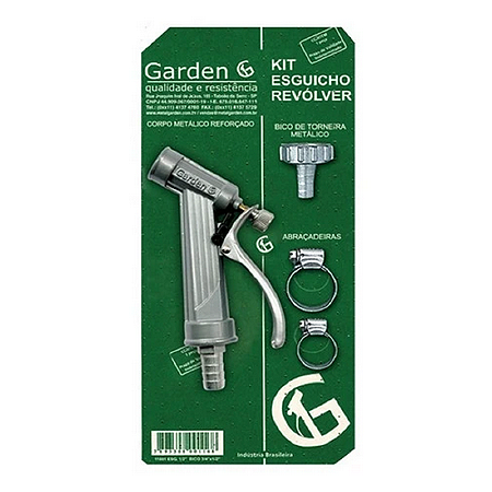 ESGUICHO REVOLVER CROMADO GARDEN
