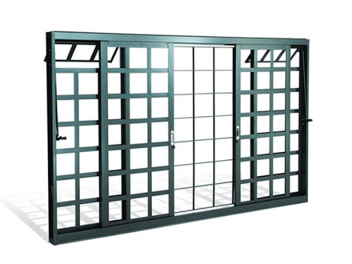VITRO SASAZAKI COM BASCULANTE & COM GRADE QUADRICULADA 100X120X12CM
