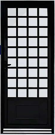 PORTA MGM (PARMA) QUADRICULADA DIREITA