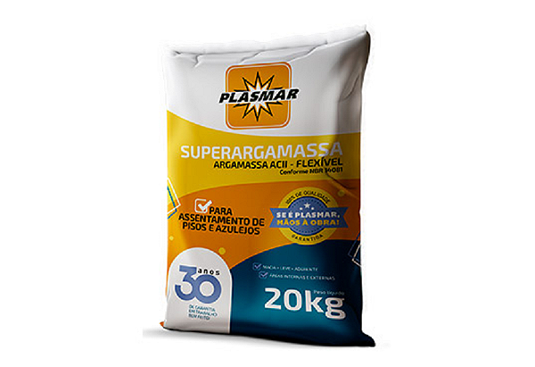 ARGAMASSA PLASMAR EXTERNA ACII 20KG