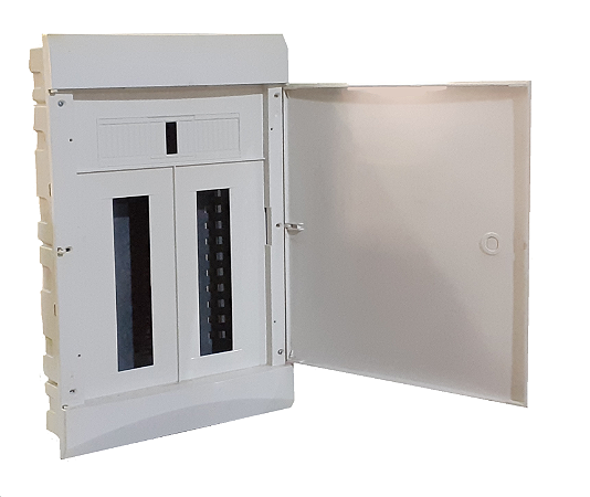 QUADRO DE DISTRIBUIÇÃO EMBUTIR BIFÁSICO 28DIN