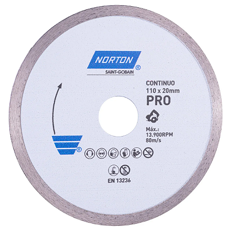 DISCO DIAMANTADO NORTON CONTINUO