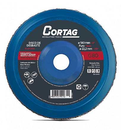 DISCO FLAP 7" GR80 CORTAG