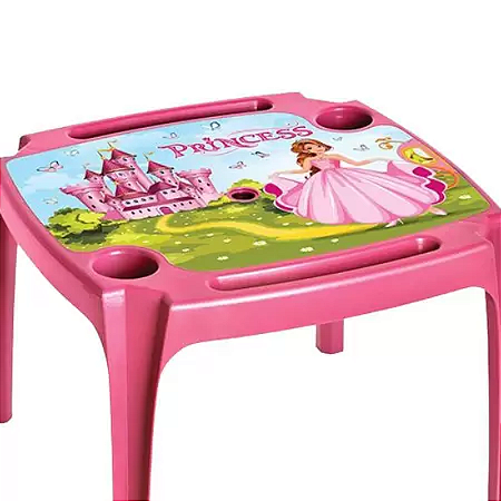 MESA INFANTIL ROSA C/LABEL PRINCESA