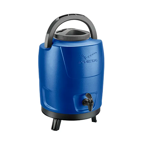BOTIJÃO TÉRMICO COM TRIPÉ AZUL 12 LITROS INVICTA
