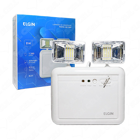LUMINÁRIA EMERGÊNCIA 2FAR LED1200LU ELGIN