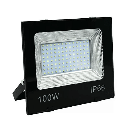 REFLETOR LED 100W 6500K BRANCO FRIA ROHS CE