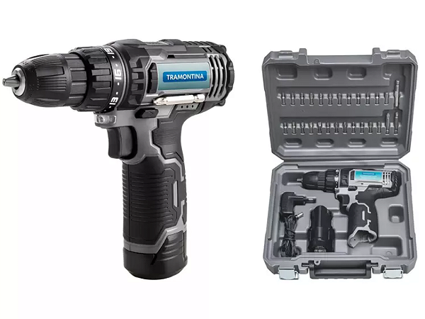 PARAFUSADEIRA A BATERIA 10,8V COM 30 PEÇAS