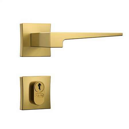 FECHADURA STAM CLASSIC QUADRADA 3200 EXTERNA GOLD