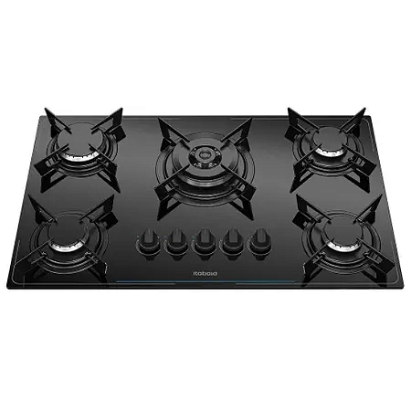 COOKTOP ITATIAIA POP 5Q TP CH BIVOLT PRETO
