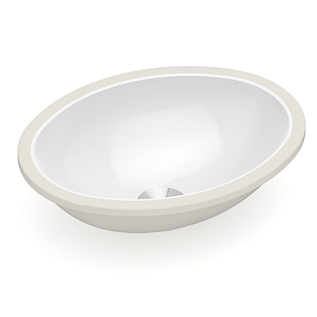 CUBA EMBUTIR INCEPA OVAL 390X300 BRANCO