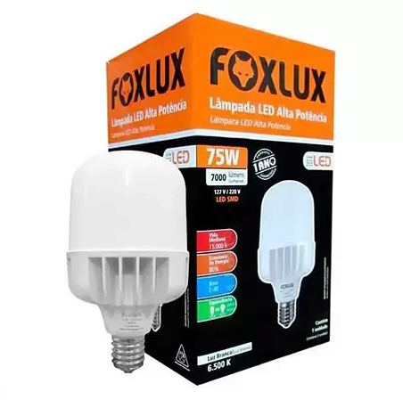 LÂMPADA LED BULBO 75W 6500K  FOXLUX